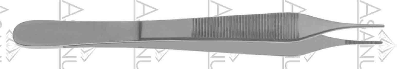 Bild von DALIA ADSON anatomische Pinzette 150mm gerade gerieft mit Flachgriff Spitze 1.5mm