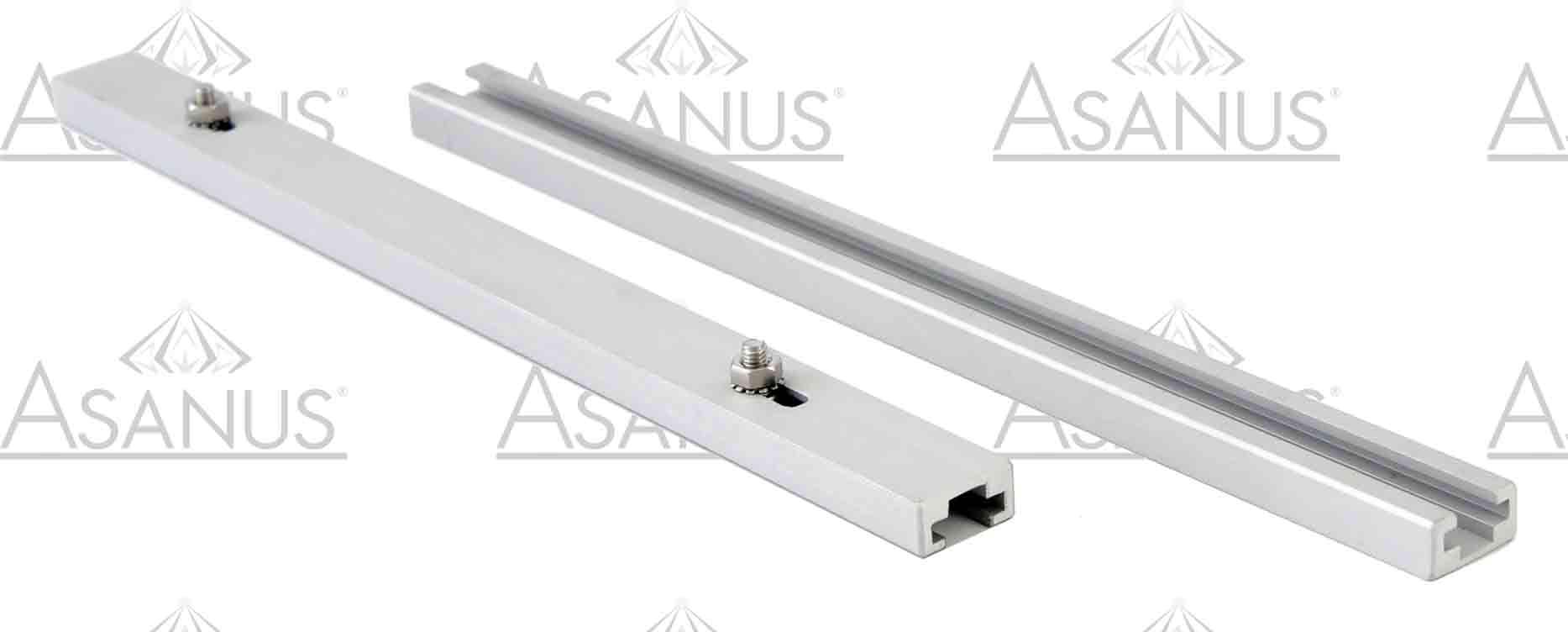 Bild von Aluminiumschiene für Befestigungssystem 123x9mm 