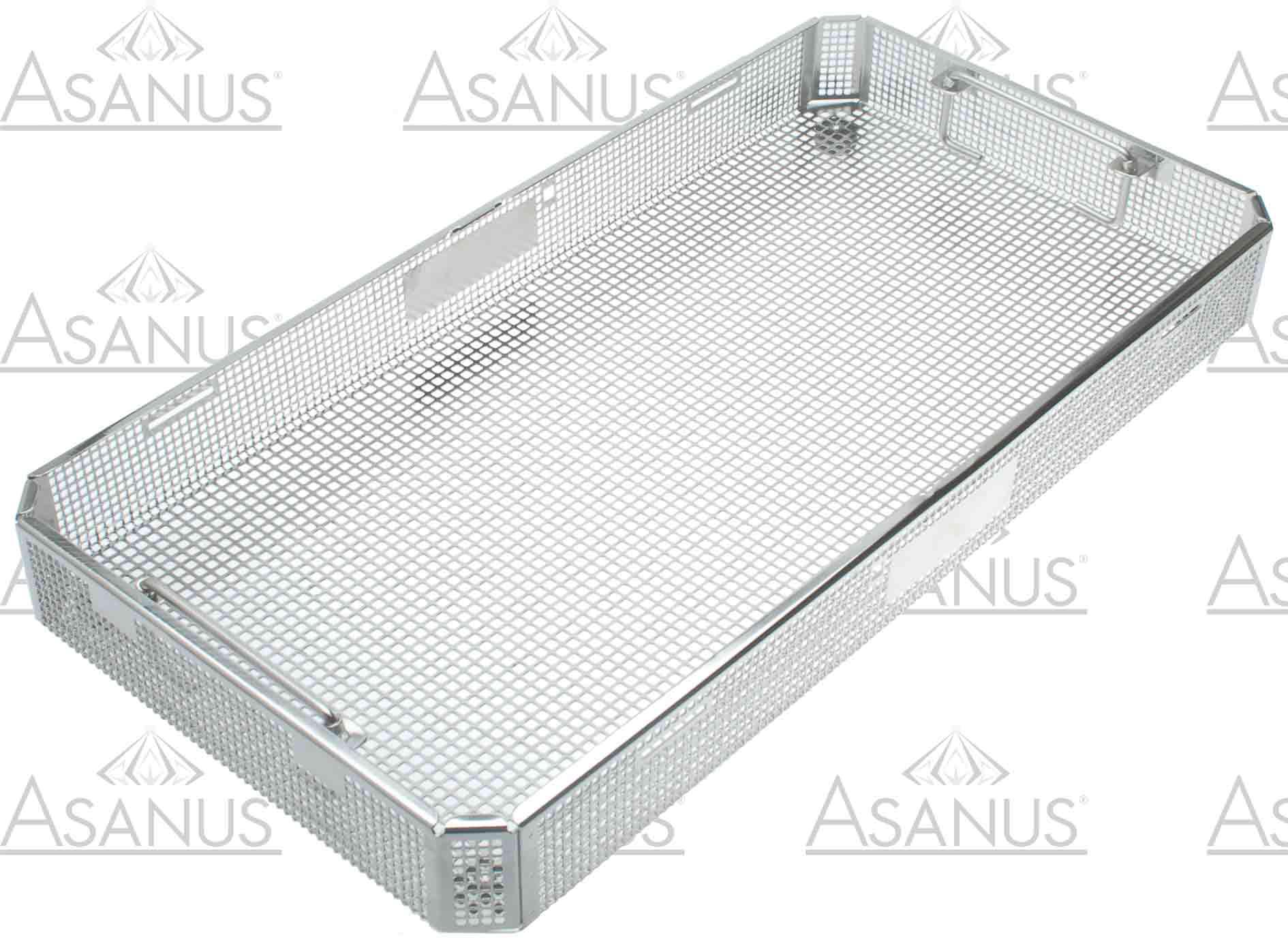 Bild von CLEAN-UP 1/1 Siebkorb ohne Deckel ohne Halter 485x253x60mm Lochblech mit Quadratlochung