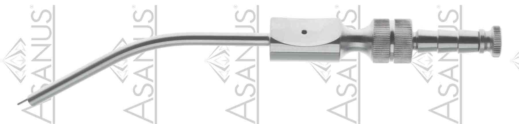Bild von "Frazier" Saugkanüle , 35° gebogen Ø 4,0mm = 12 Charrier 75mm Arbeitslänge